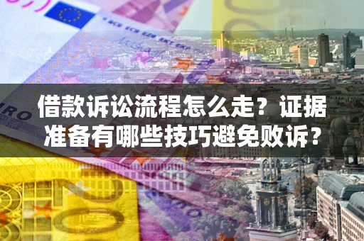 武汉借款诉讼流程怎么走？证据准备有哪些技巧避免败诉？