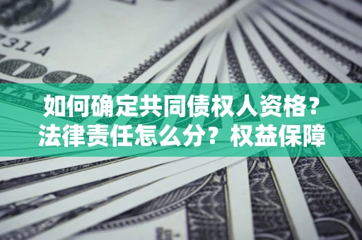 武汉如何确定共同债权人资格？法律责任怎么分？权益保障技巧揭秘！