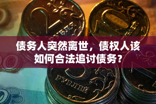 武汉债务人突然离世，债权人该如何合法追讨债务？