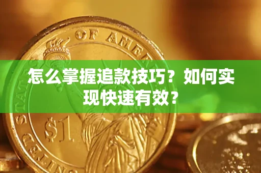 武汉怎么掌握追款技巧？如何实现快速有效？