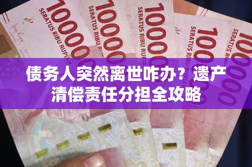 武汉债务人突然离世咋办？遗产清偿责任分担全攻略